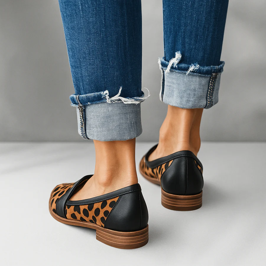 Ewa | Buty Zamszowe Damskie na Jesień Mokasyny Płaskie