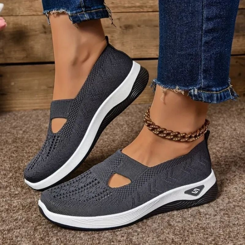 Gabriela | Buty Na WF Damskie Bez Sznurówek Siateczkowe