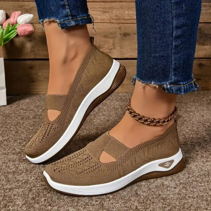 Gabriela | Buty Na WF Damskie Bez Sznurówek Siateczkowe