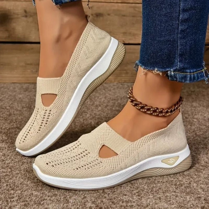 Gabriela | Buty Na WF Damskie Bez Sznurówek Siateczkowe