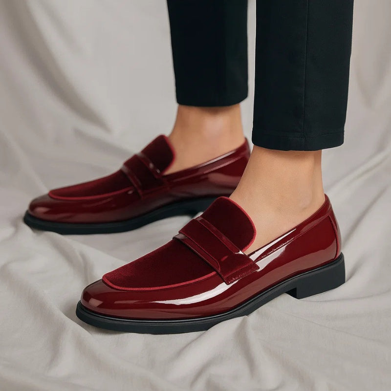 Grzegorz | Buty Skórzane Zamszowe Męskie na Jesień Eleganckie