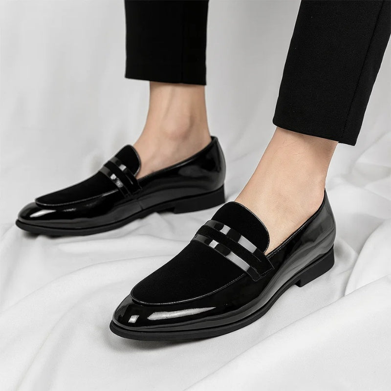 Grzegorz | Buty Skórzane Zamszowe Męskie na Jesień Eleganckie