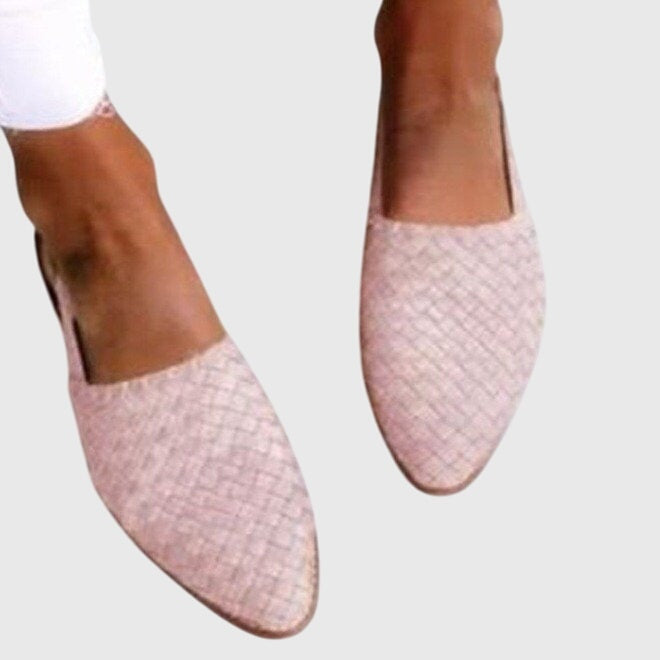 Hanna | Buty Oxford Damskie Plecionka Skórzane
