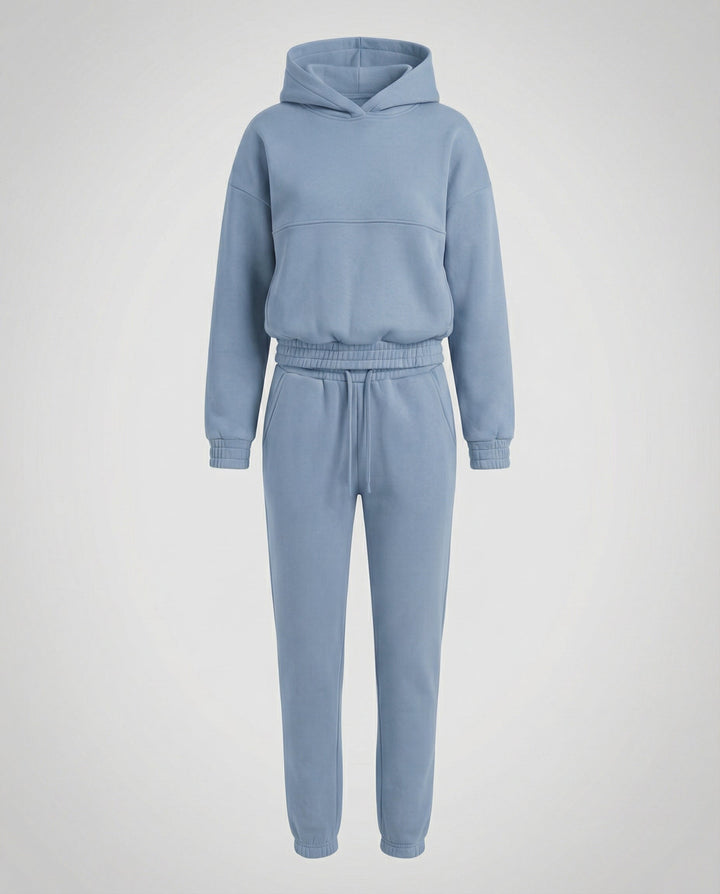Hanna | Dres Komplet Damski z Kapturem Oversize