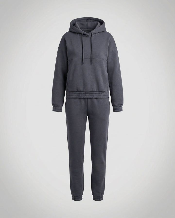 Hanna | Dres Komplet Damski z Kapturem Oversize