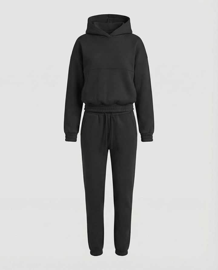 Hanna | Dres Komplet Damski z Kapturem Oversize