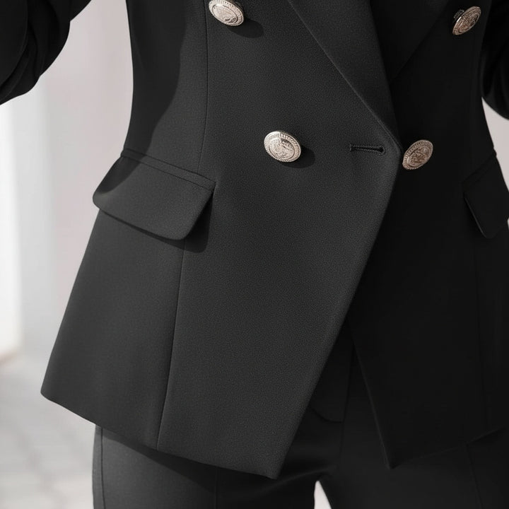 Izabela | Komplet Damski Żakiet i Spodnie Slim Fit Elegancki