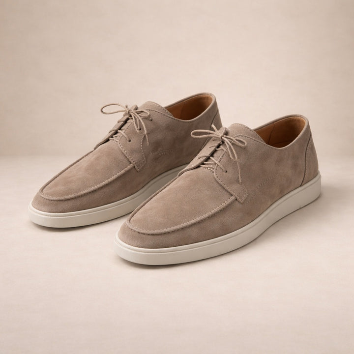 Jakub | Buty Oxford Zamszowe Męskie Sznurowane