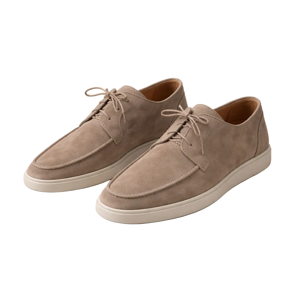Jakub | Buty Oxford Zamszowe Męskie Sznurowane
