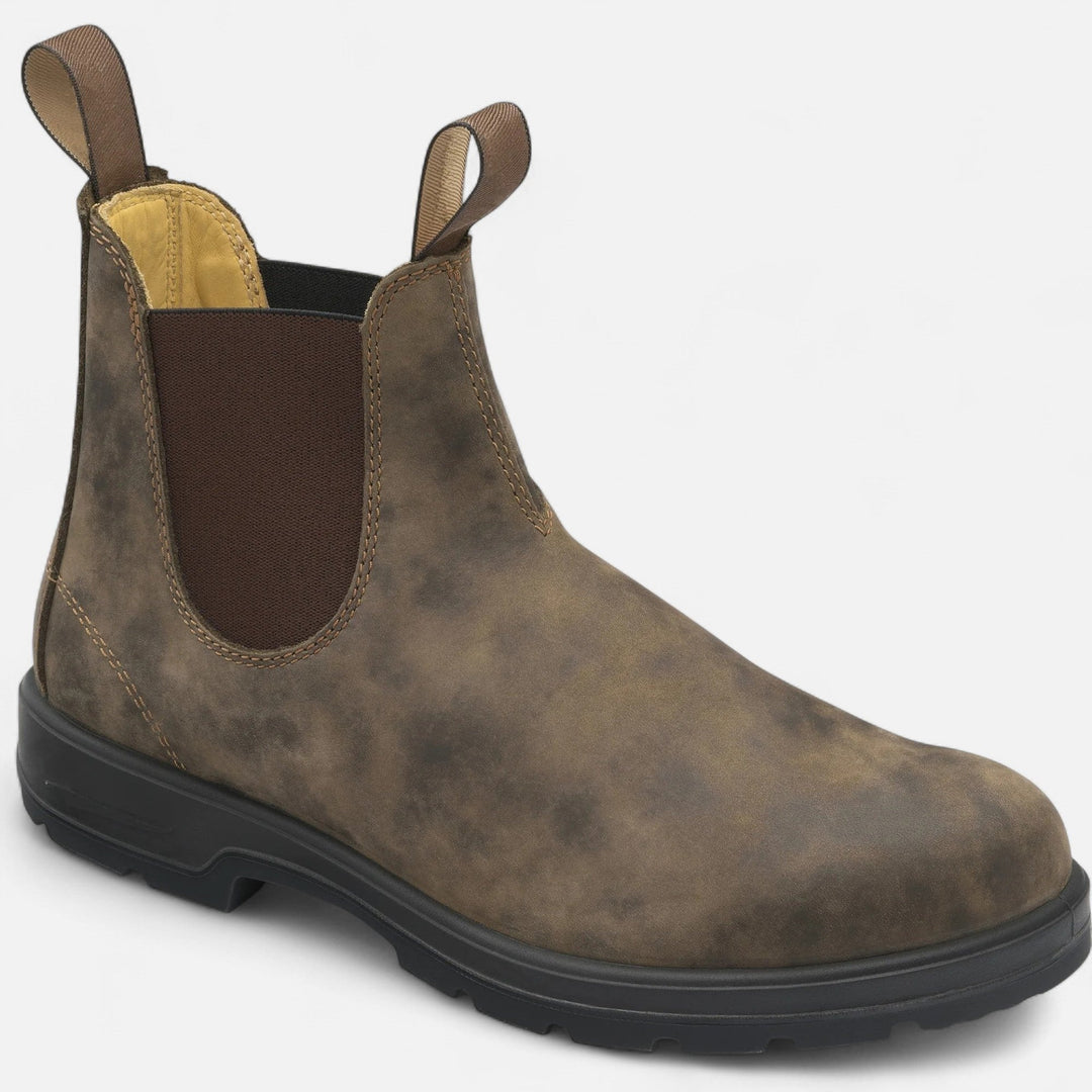 Jakub | Chelsea Boots Męskie Skórzane Botki Jesienne
