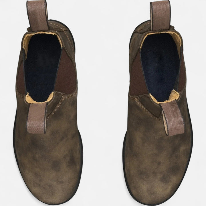 Jakub | Chelsea Boots Męskie Skórzane Botki Jesienne
