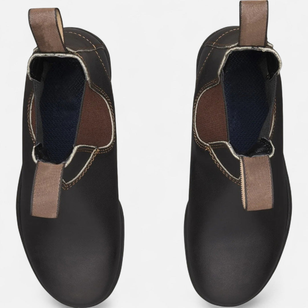 Jakub | Chelsea Boots Męskie Skórzane Botki Jesienne