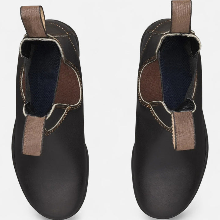 Jakub | Chelsea Boots Męskie Skórzane Botki Jesienne