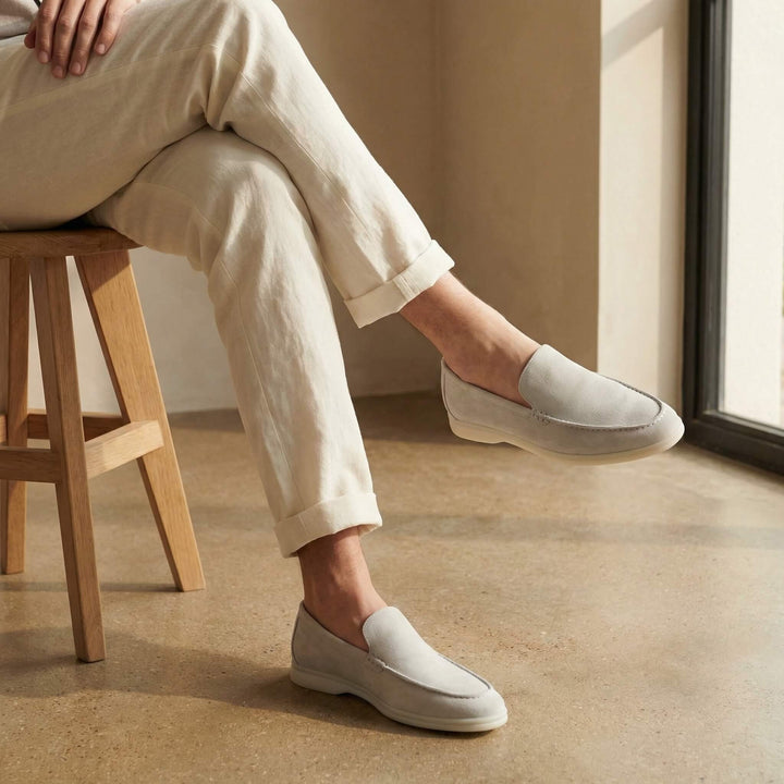 Julia | Buty Zamszowe Damskie Na Jesień Slip-On