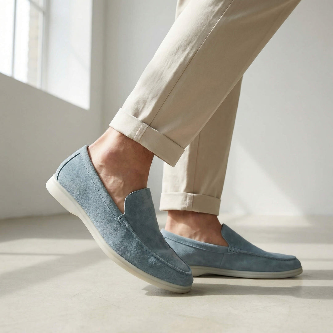 Julia | Buty Zamszowe Damskie Na Jesień Slip-On