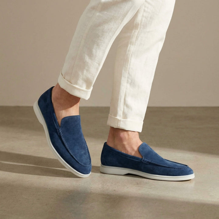 Julia | Buty Zamszowe Damskie Na Jesień Slip-On
