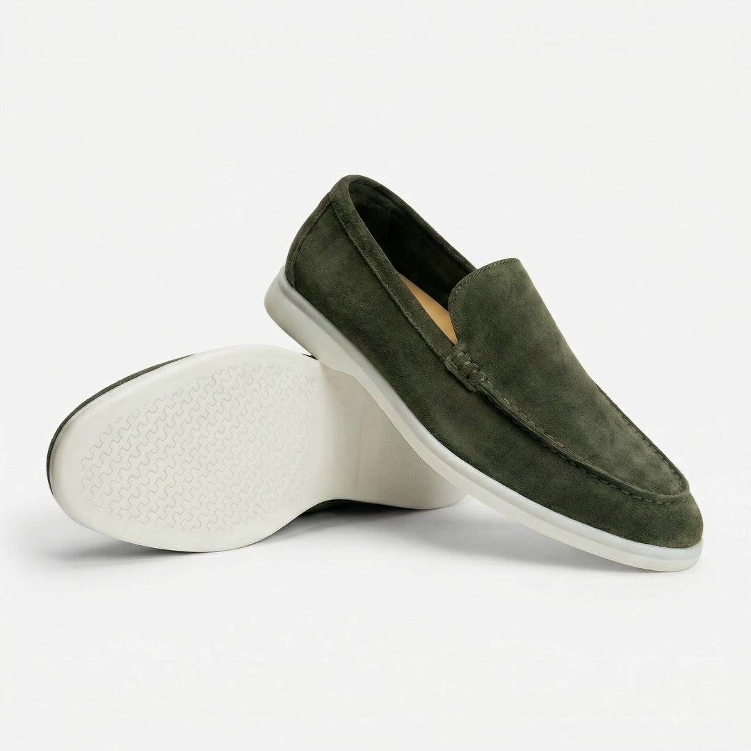 Julia | Buty Zamszowe Damskie Na Jesień Slip-On
