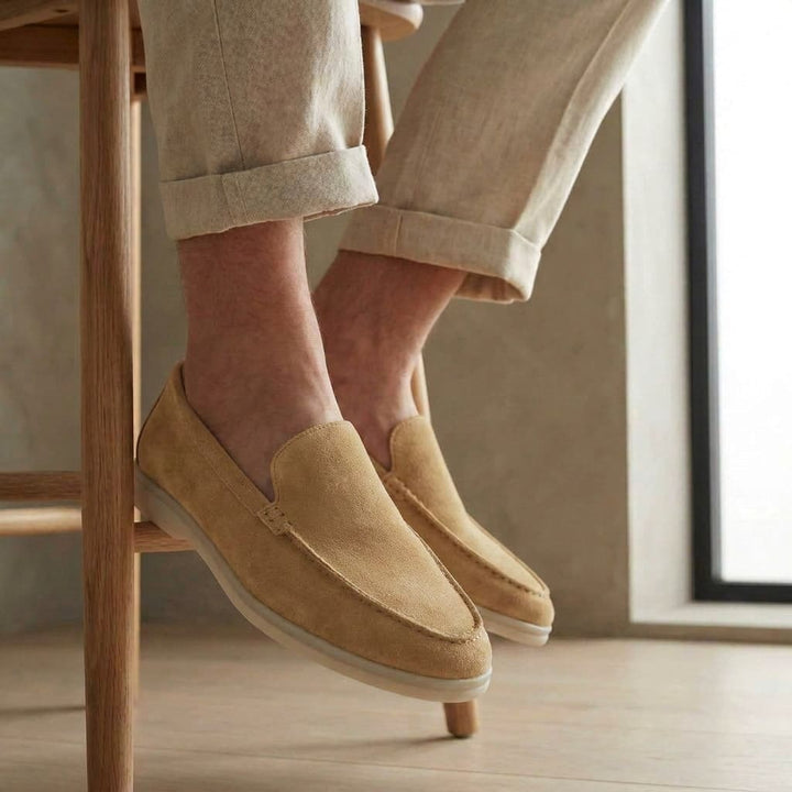 Julia | Buty Zamszowe Damskie Na Jesień Slip-On