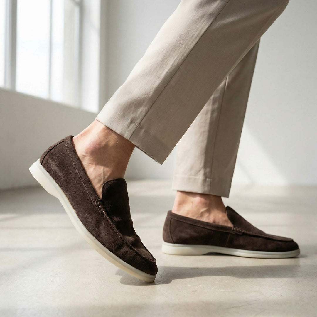 Julia | Buty Zamszowe Damskie Na Jesień Slip-On