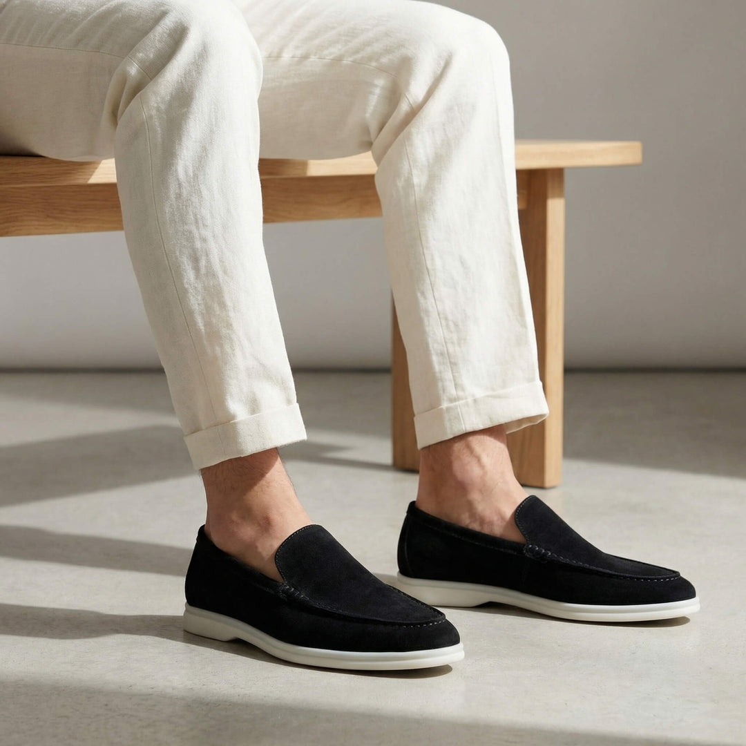 Julia | Buty Zamszowe Damskie Na Jesień Slip-On