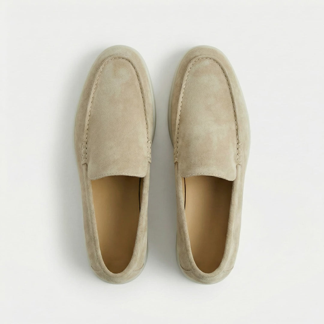 Julia | Buty Zamszowe Damskie Na Jesień Slip-On