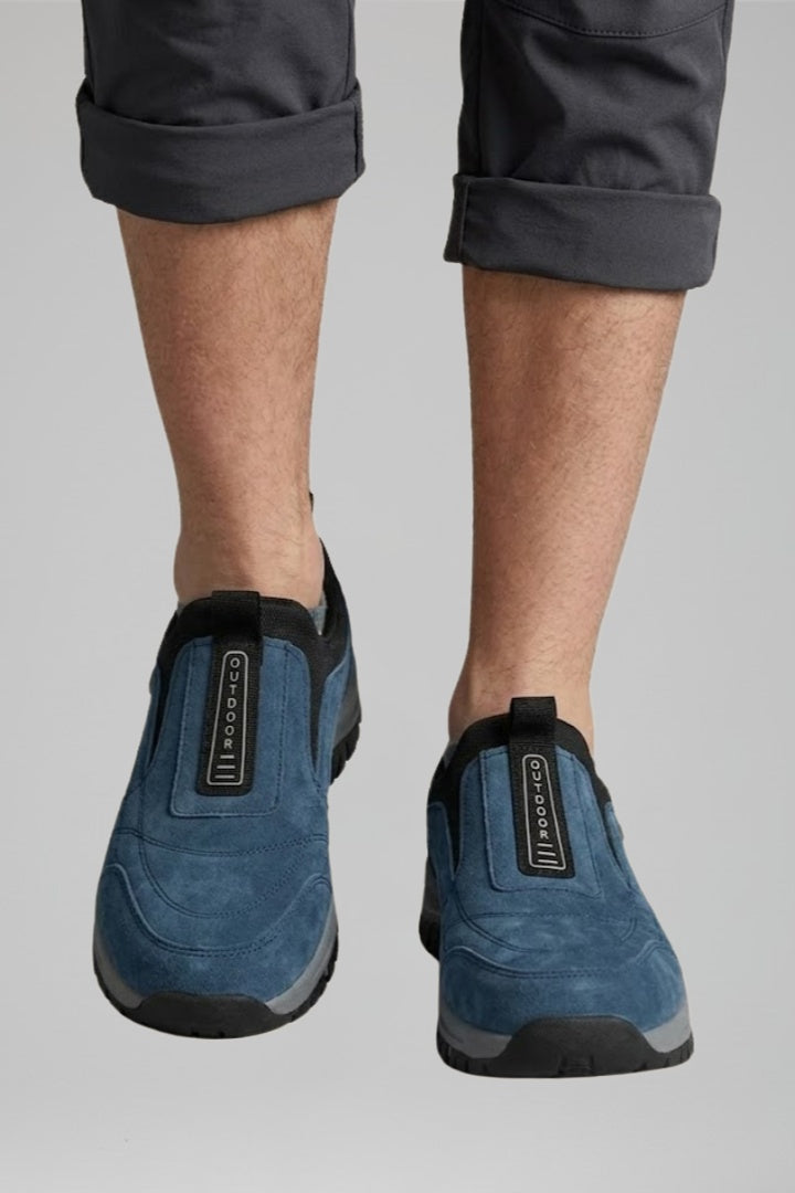 Krzysztof | Buty Trekkingowe Zamszowe Męskie Slip-On