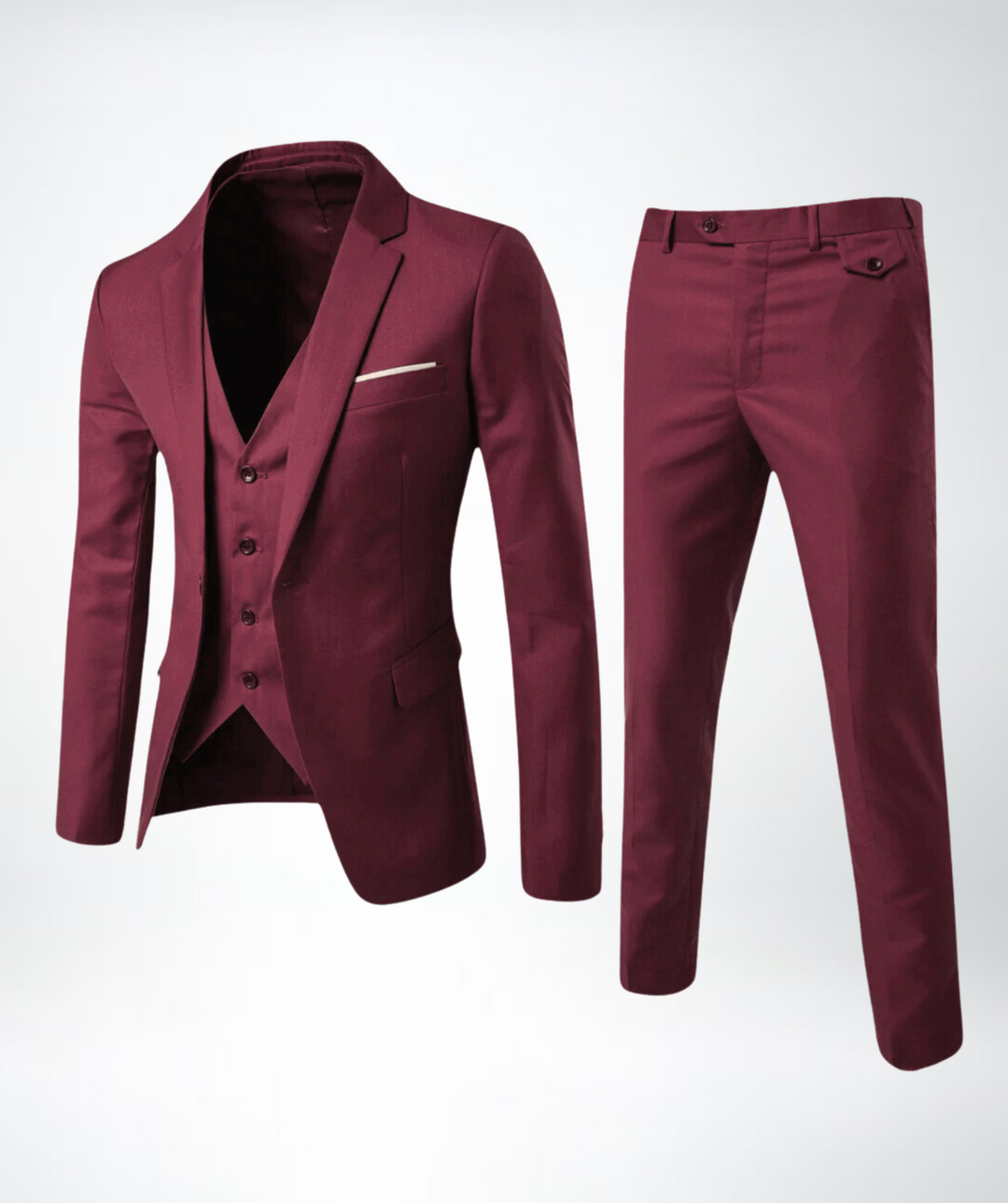 Krzysztof | Garnitur Trzyczęściowy Smoking Męski Slim Fit