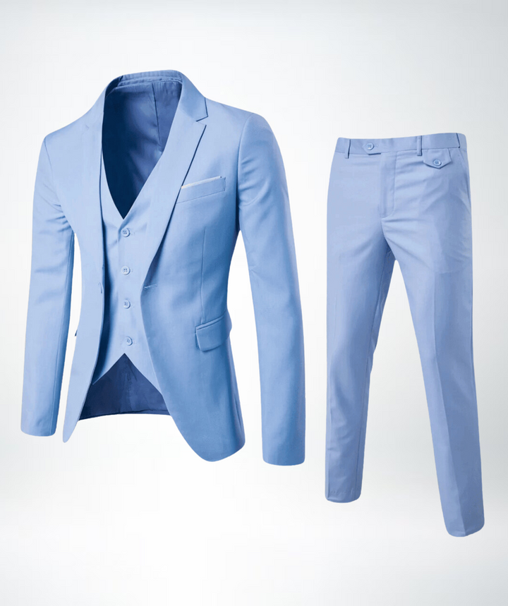 Krzysztof | Garnitur Trzyczęściowy Smoking Męski Slim Fit