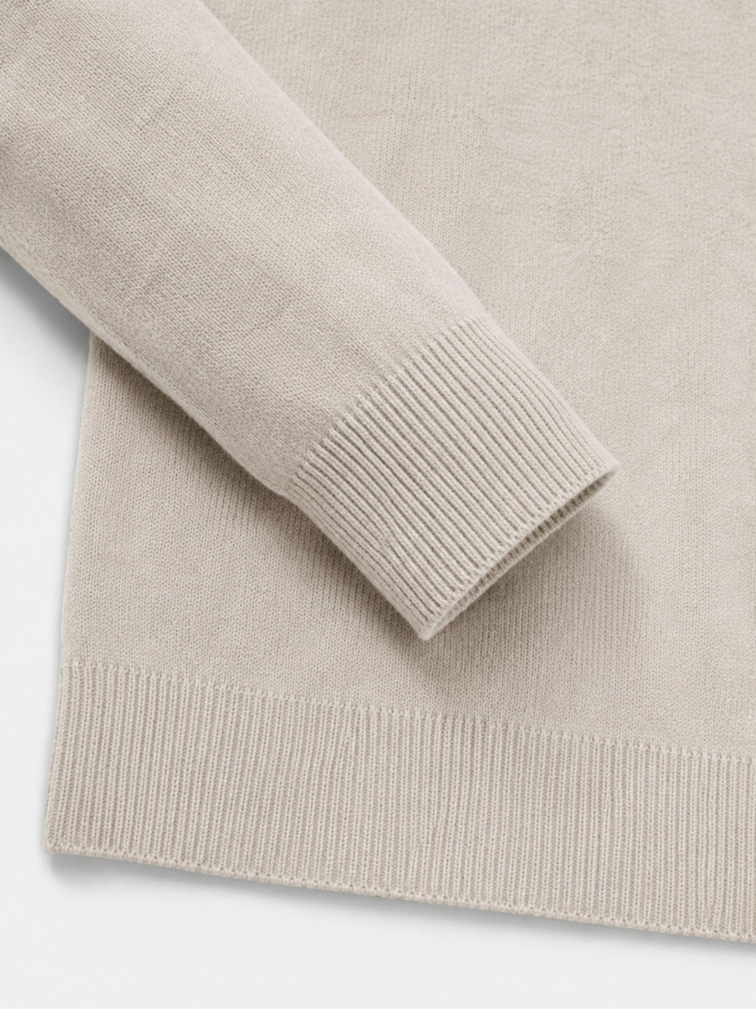 Krzysztof | Sweter Wełniany Męski z Zamkiem Quarter Zip