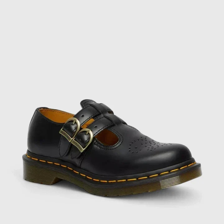 Lena | Buty Oxford Damskie Skórzane Podwójne Zapięcie