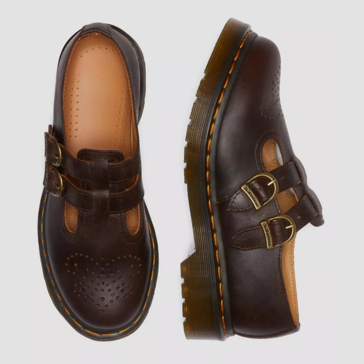 Lena | Buty Oxford Damskie Skórzane Podwójne Zapięcie
