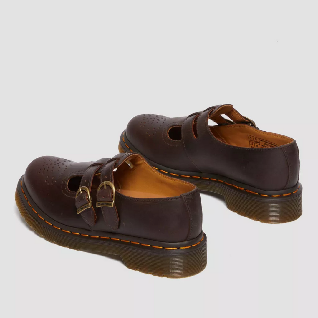 Lena | Buty Oxford Damskie Skórzane Podwójne Zapięcie