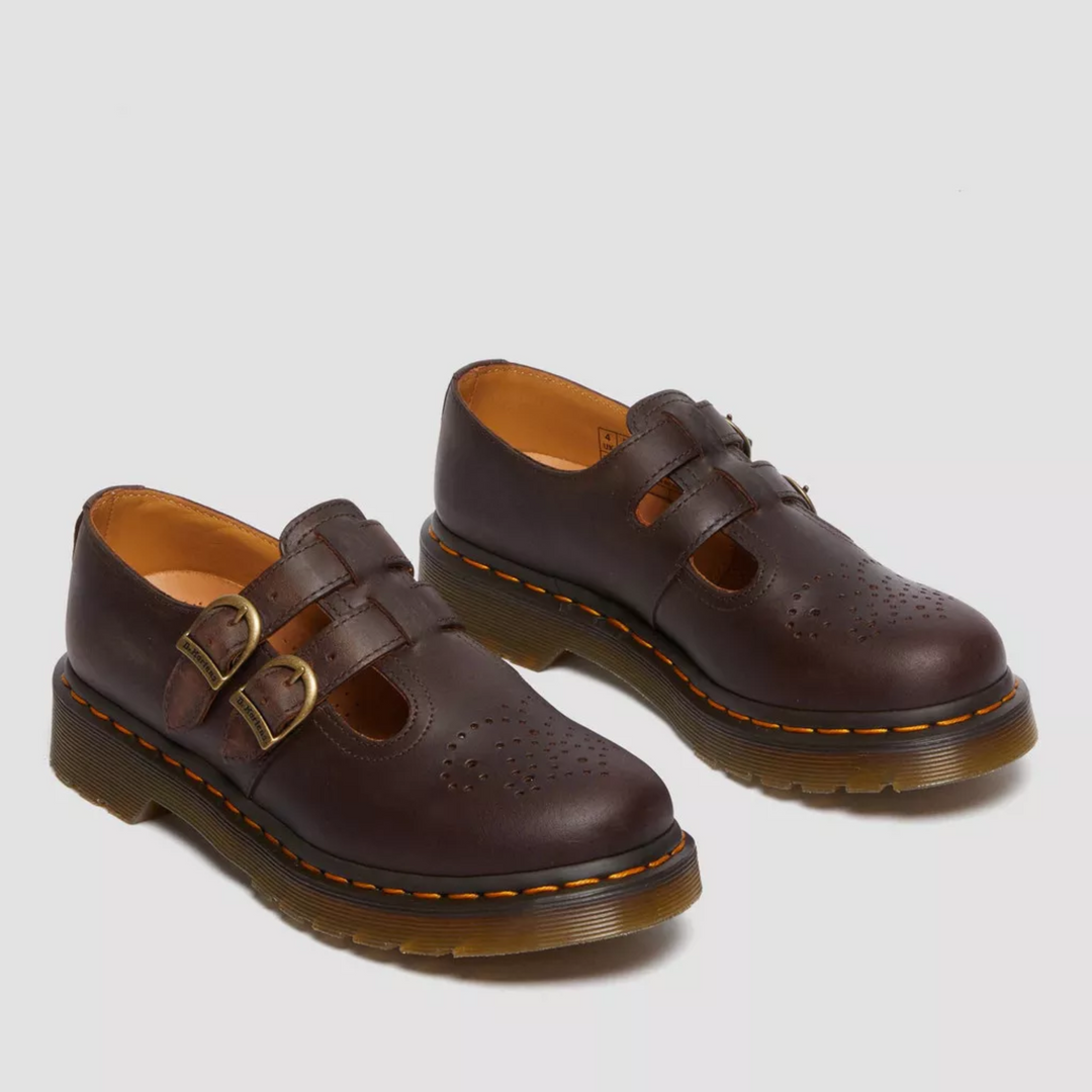 Lena | Buty Oxford Damskie Skórzane Podwójne Zapięcie