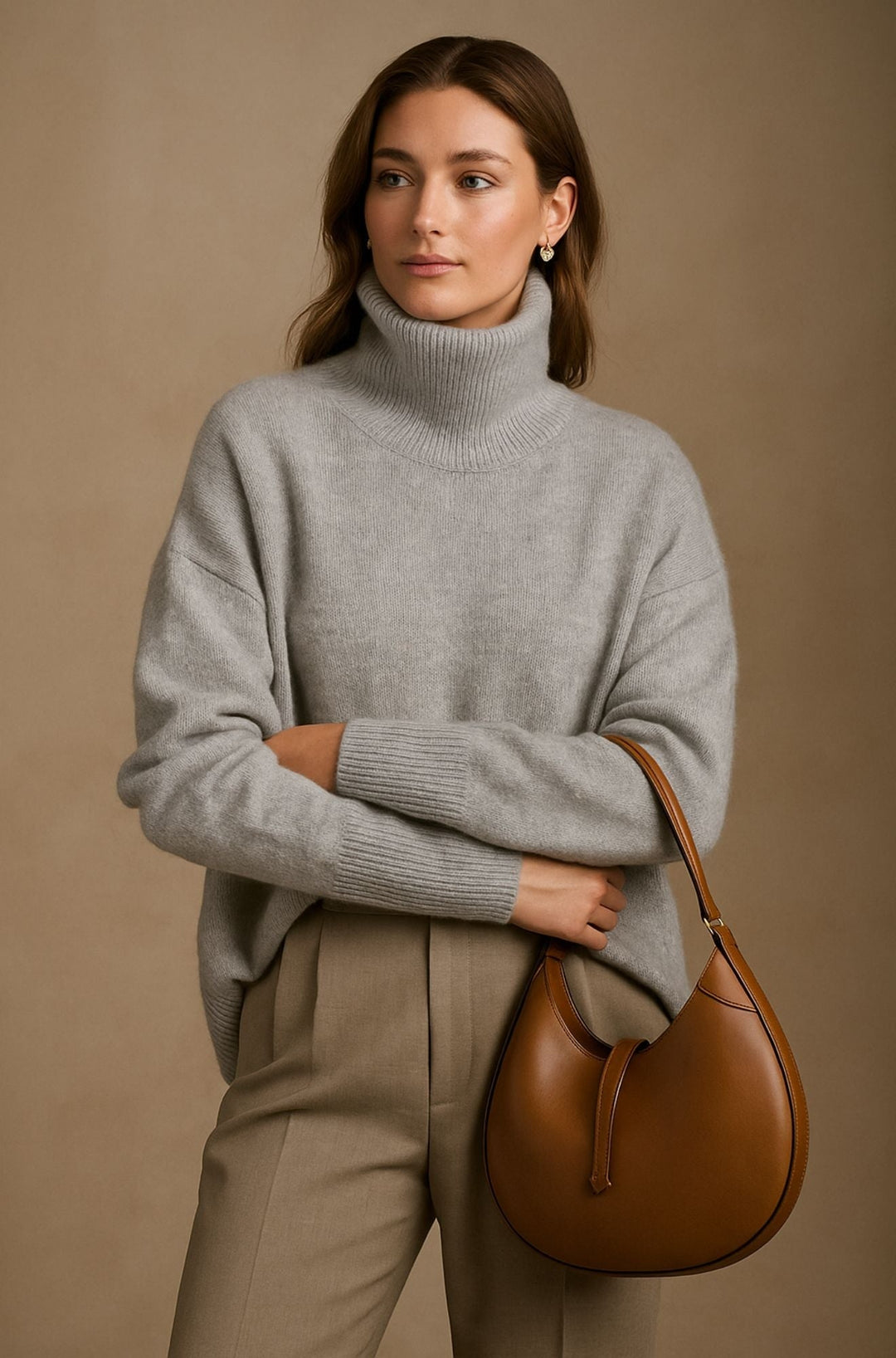Magdalena | Sweter Kaszmirowy Oversize Damski Golf