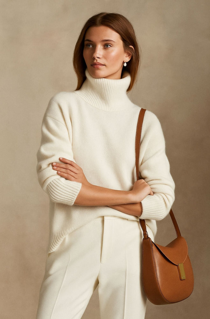 Magdalena | Sweter Kaszmirowy Oversize Damski Golf