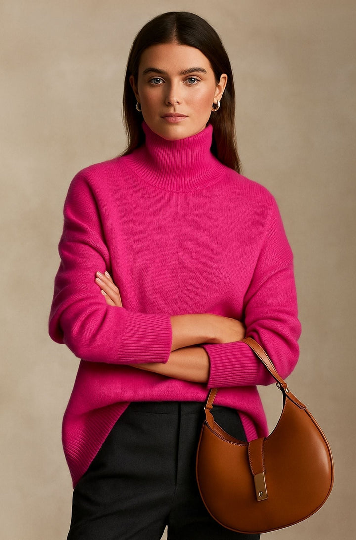 Magdalena | Sweter Kaszmirowy Oversize Damski Golf