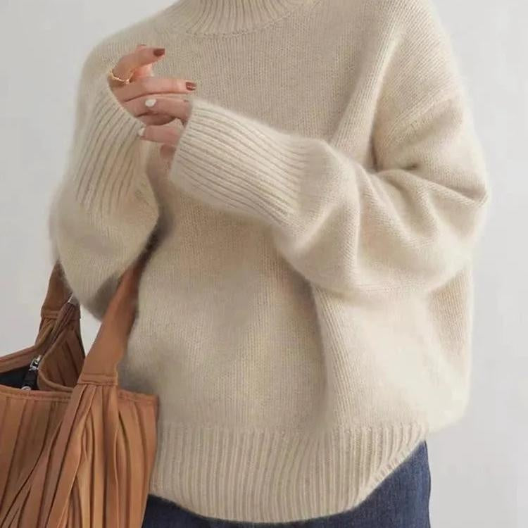 Monika | Sweter Kaszmirowy Oversize Damski Golf