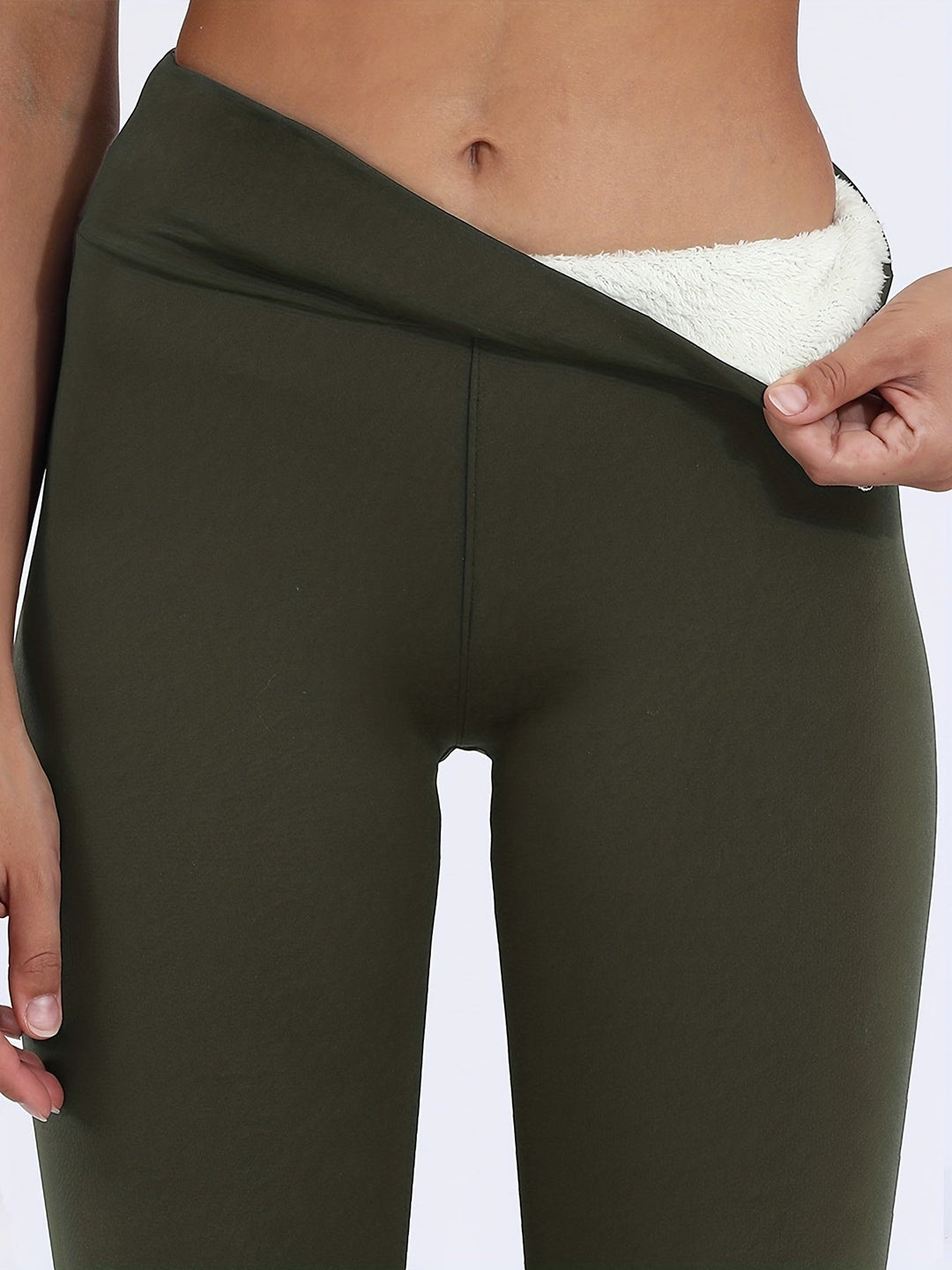 Oliwia | Legginsy Damskie Termoaktywne Wysokim Stanem