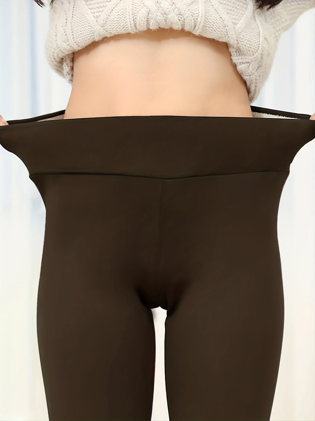 Oliwia | Legginsy Damskie Termoaktywne Wysokim Stanem