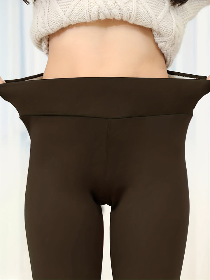 Oliwia | Legginsy Damskie Termoaktywne Wysokim Stanem