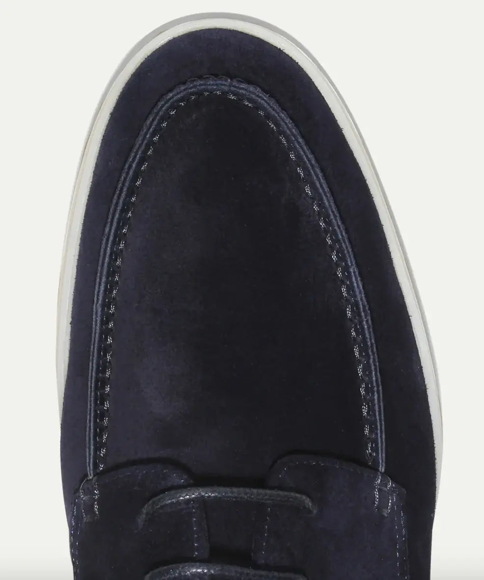 Piotr | Buty Zamszowe Męskie Oxford Sznurowane