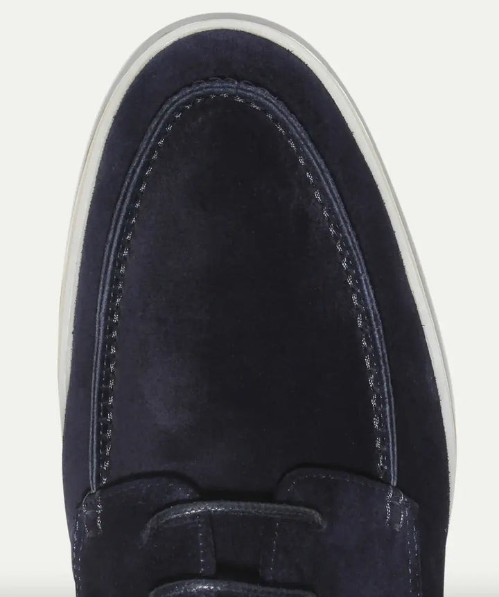 Piotr | Buty Zamszowe Męskie Oxford Sznurowane