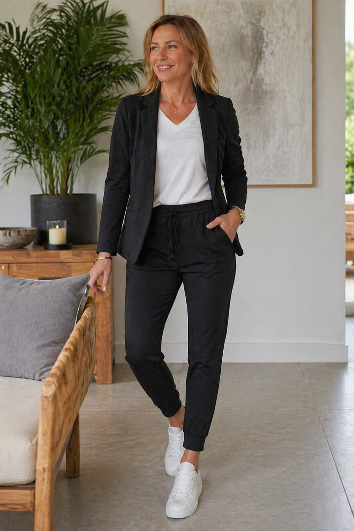 Renata | Komplet Damski Marynarka i Spodnie Elegancki Casual