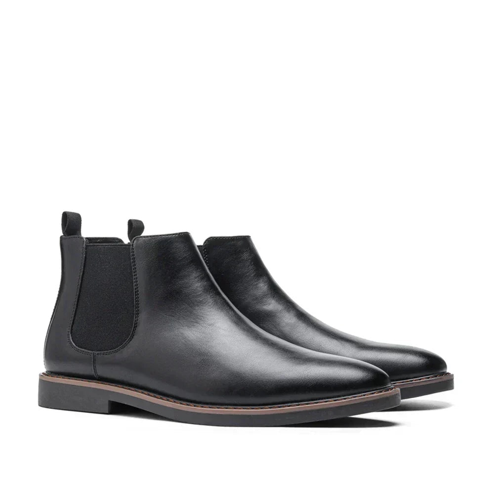 Tomasz | Chelsea Boots Skórzane Botki Męski Klasyczne