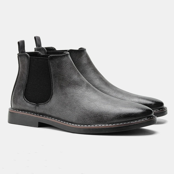 Tomasz | Chelsea Boots Skórzane Botki Męski Klasyczne