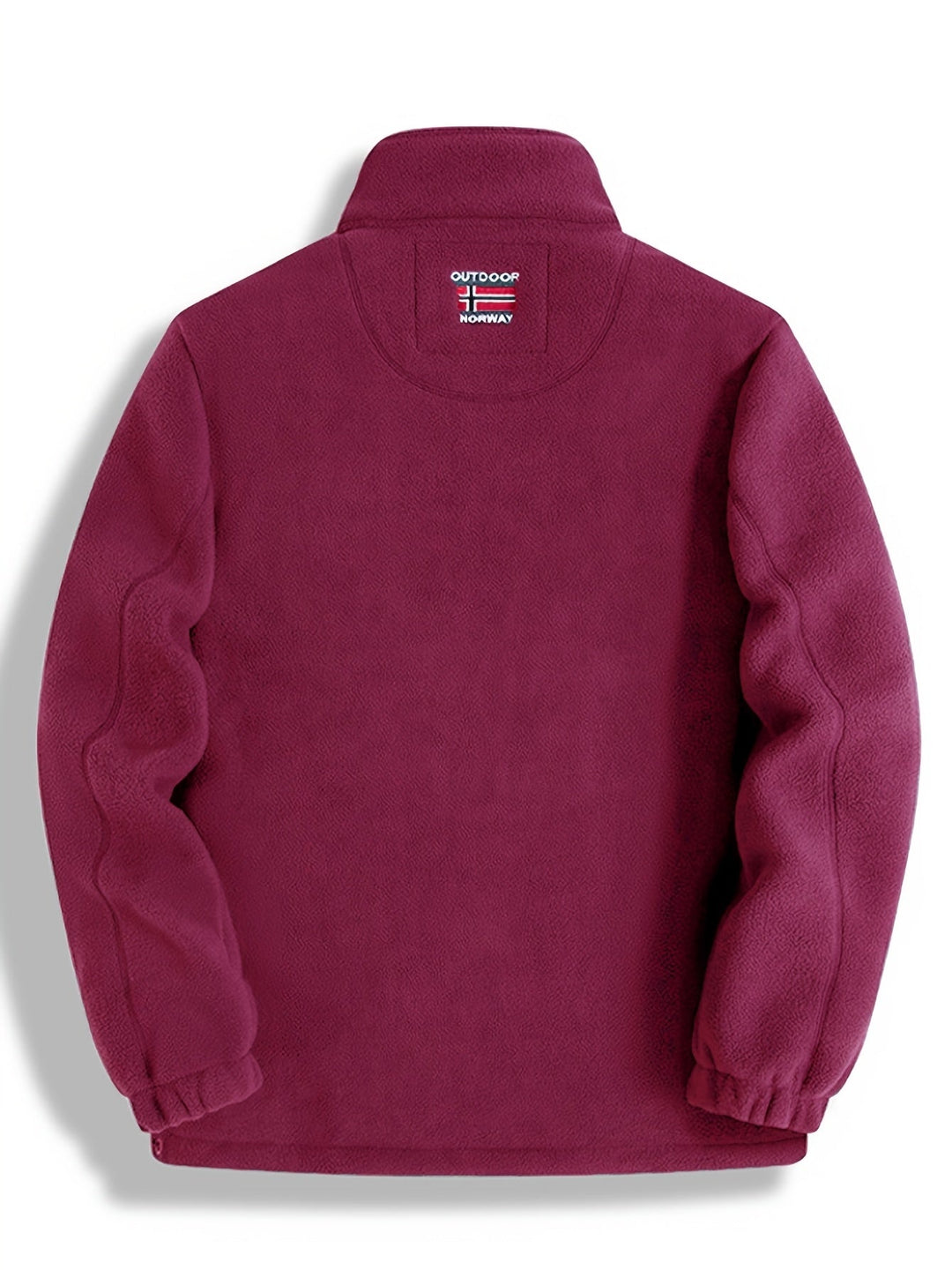 Łukasz | Polar Męski Outdoor z Zamkiem Full-Zip Kołnierz Stójka