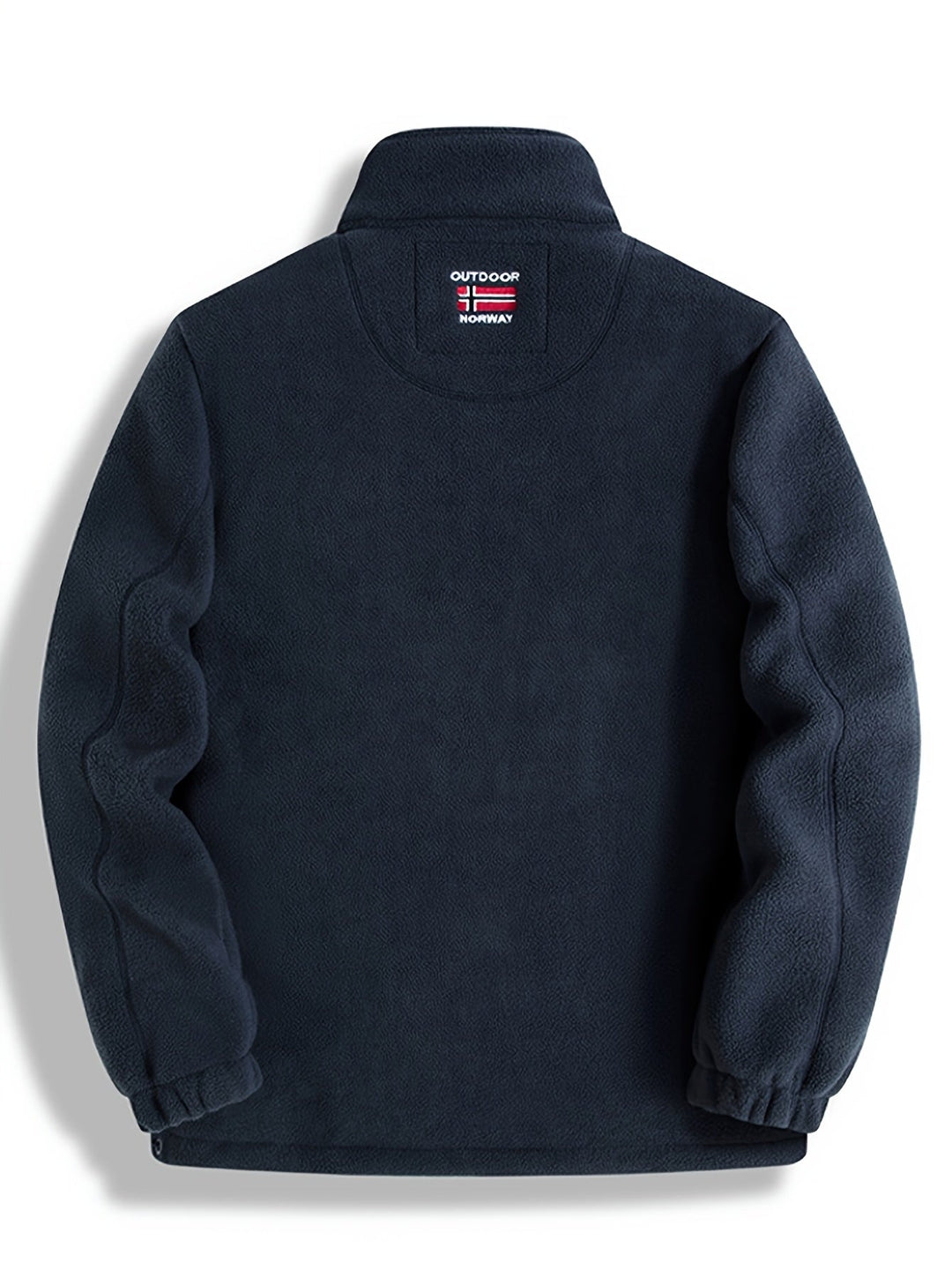 Łukasz | Polar Męski Outdoor z Zamkiem Full-Zip Kołnierz Stójka