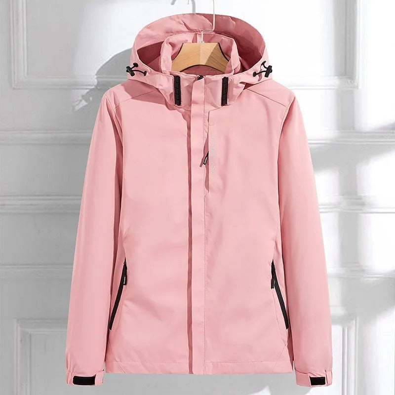 Wiktoria | Kurtka Przeciwdeszczowa z Kapturem Damska Softshell