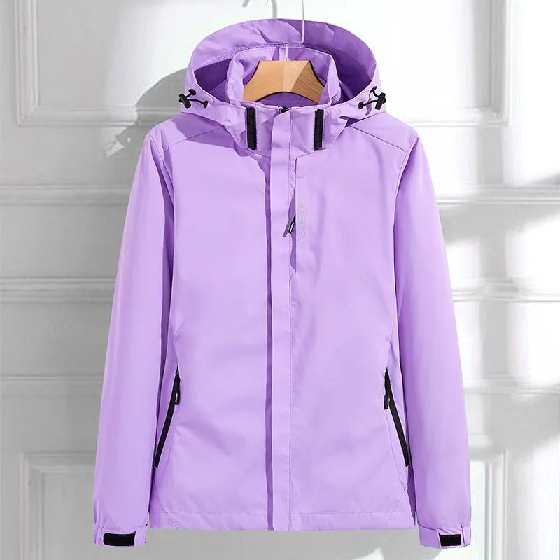 Wiktoria | Kurtka Przeciwdeszczowa z Kapturem Damska Softshell