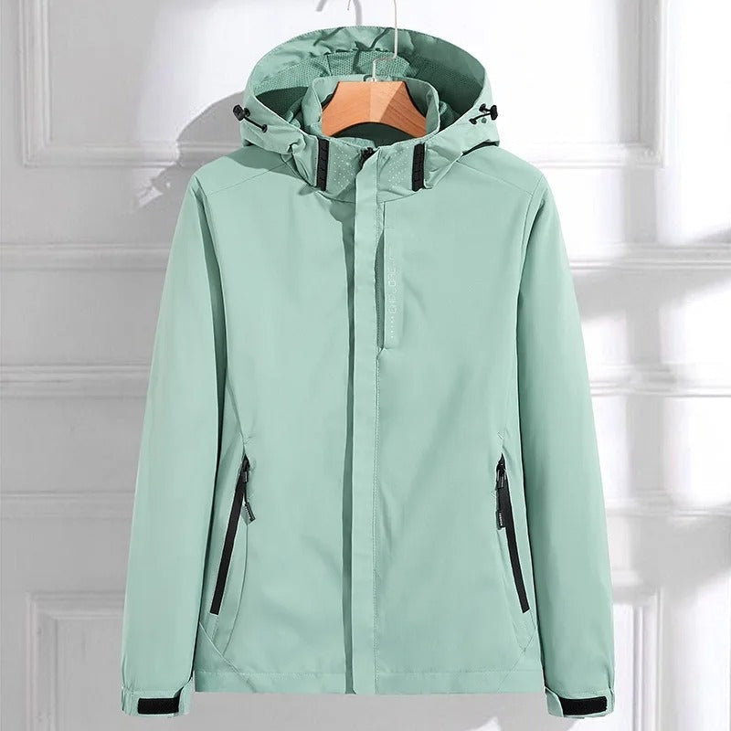 Wiktoria | Kurtka Przeciwdeszczowa z Kapturem Damska Softshell